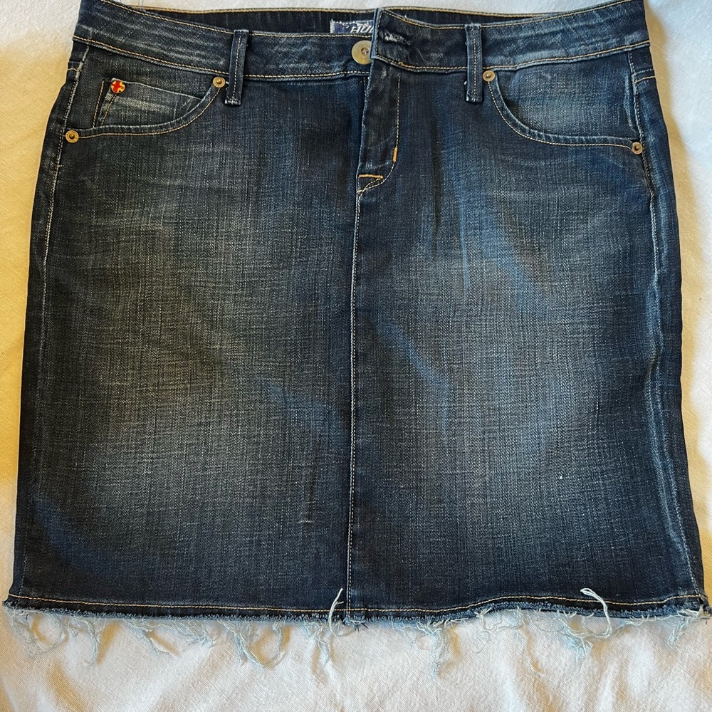 HUDSON Denim Blue Skirt